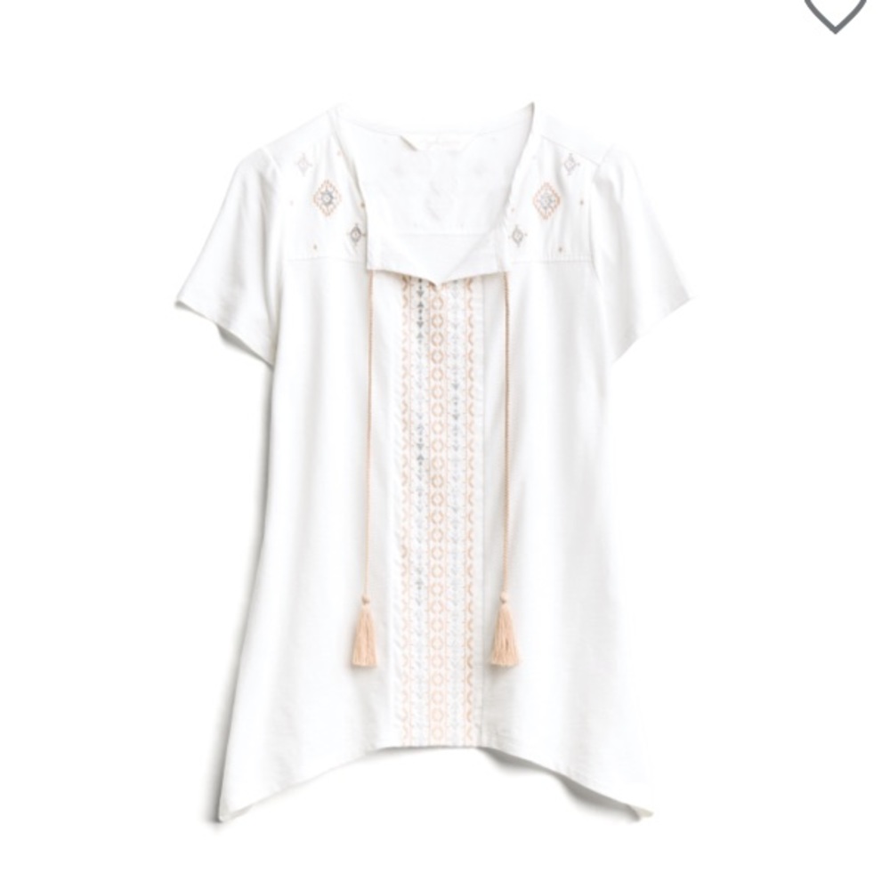 Cotton Blend Knit Top